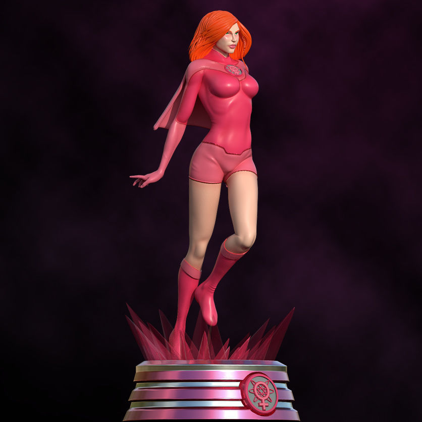 Fanart ATOM EVE - Statue  3D print model_9