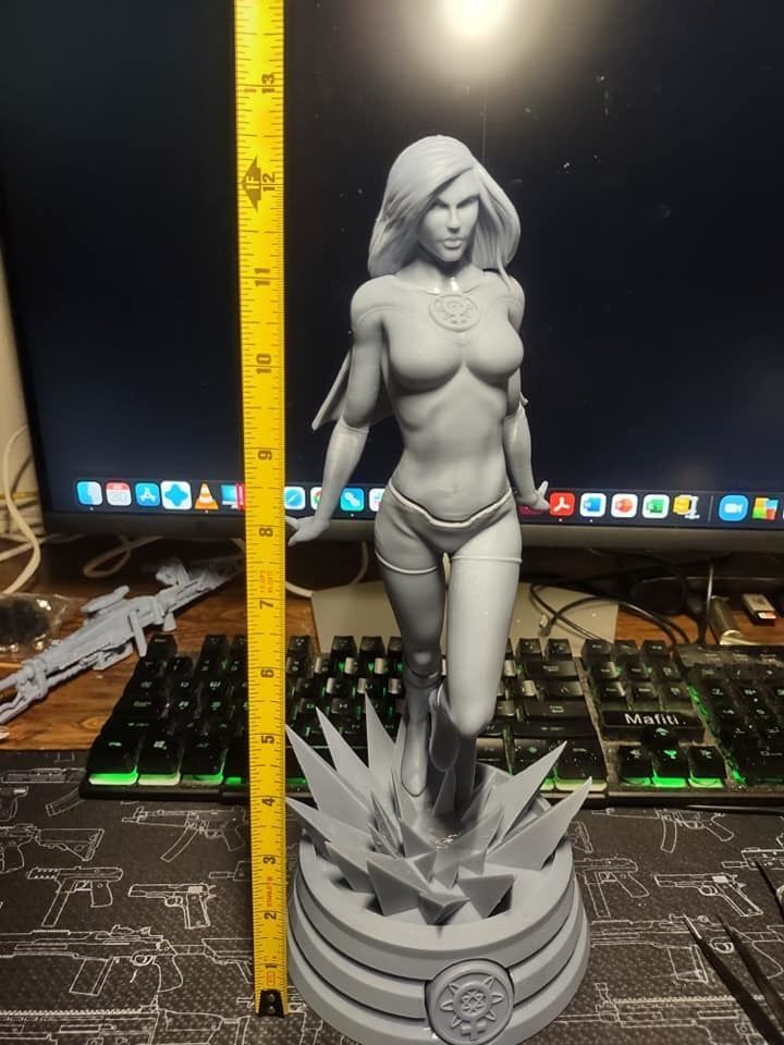 Fanart ATOM EVE - Statue  3D print model_13