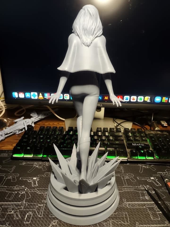 Fanart ATOM EVE - Statue  3D print model_14