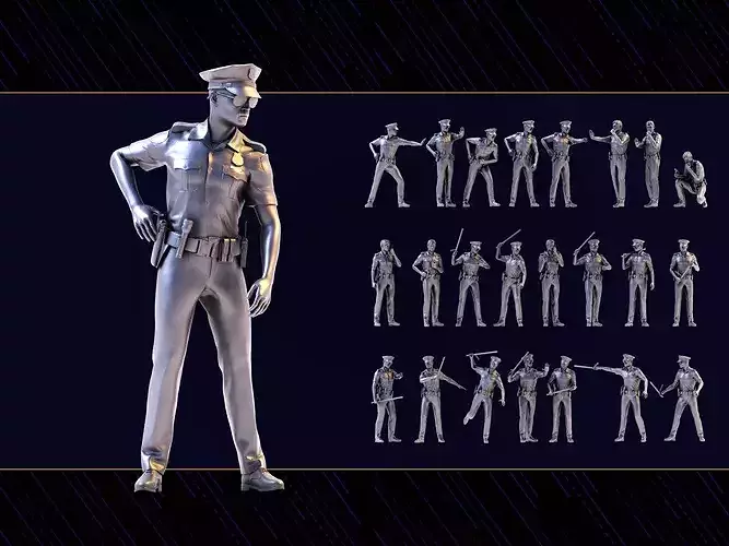 23 Police Figure Set 02
