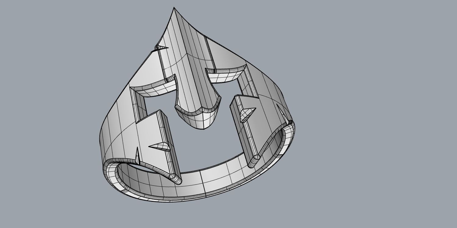 helmet ring 3D print model_16