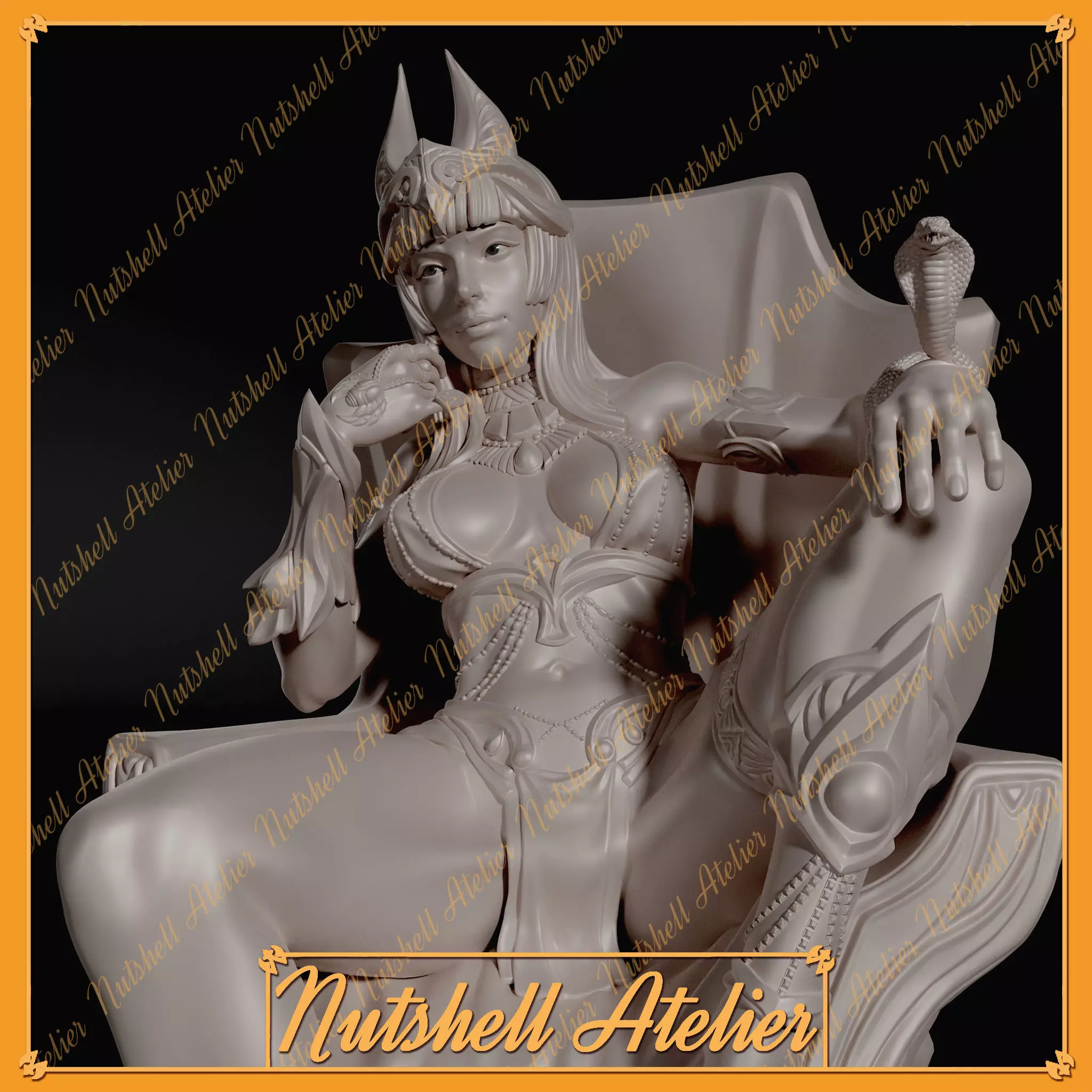 Nutshell Atelier - Cleopatra 3D print model_0
