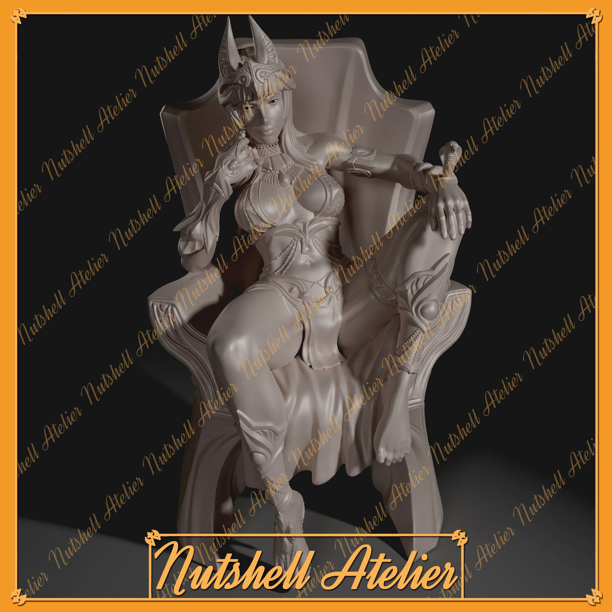 Nutshell Atelier - Cleopatra 3D print model_1