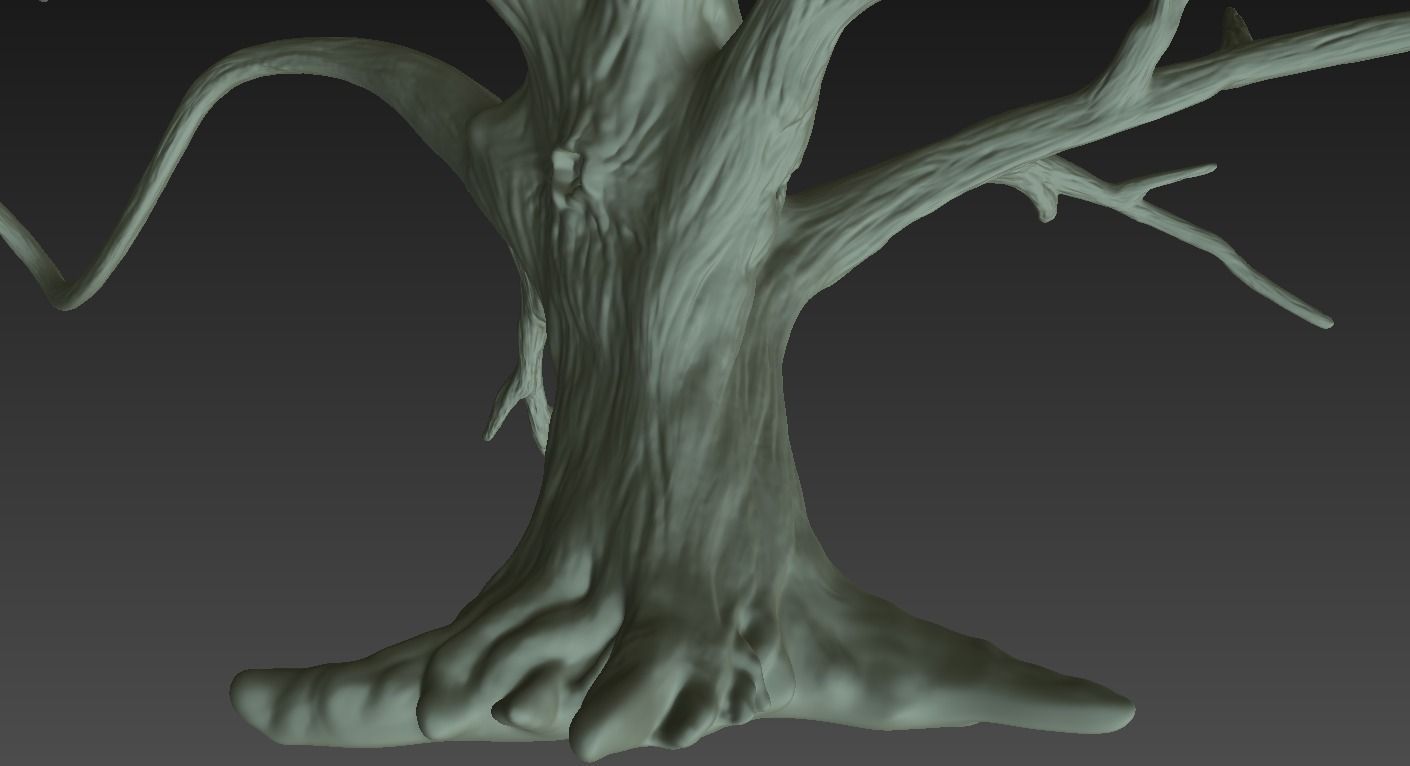 Winter Tree Free 3D model_5