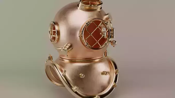 antique diver helmet