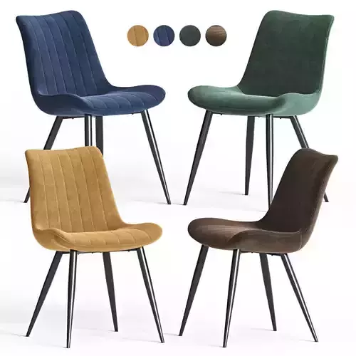 Leah Dining Chair 3D model