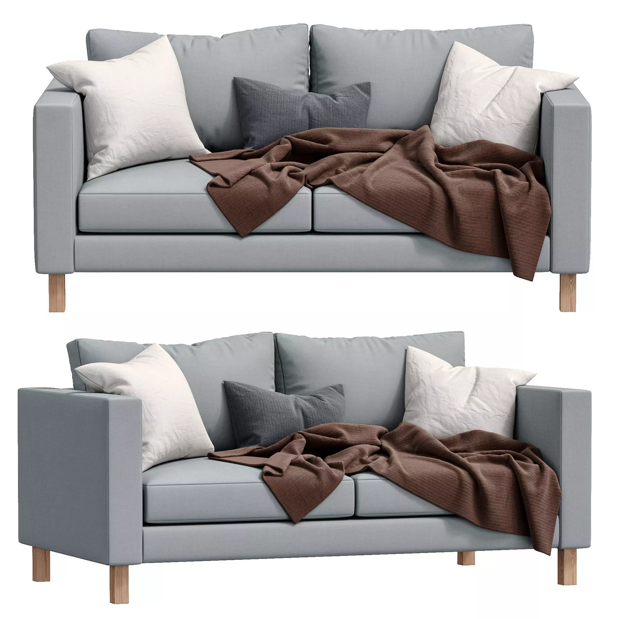 Sofa Karlstad By Ikea 3D model_0