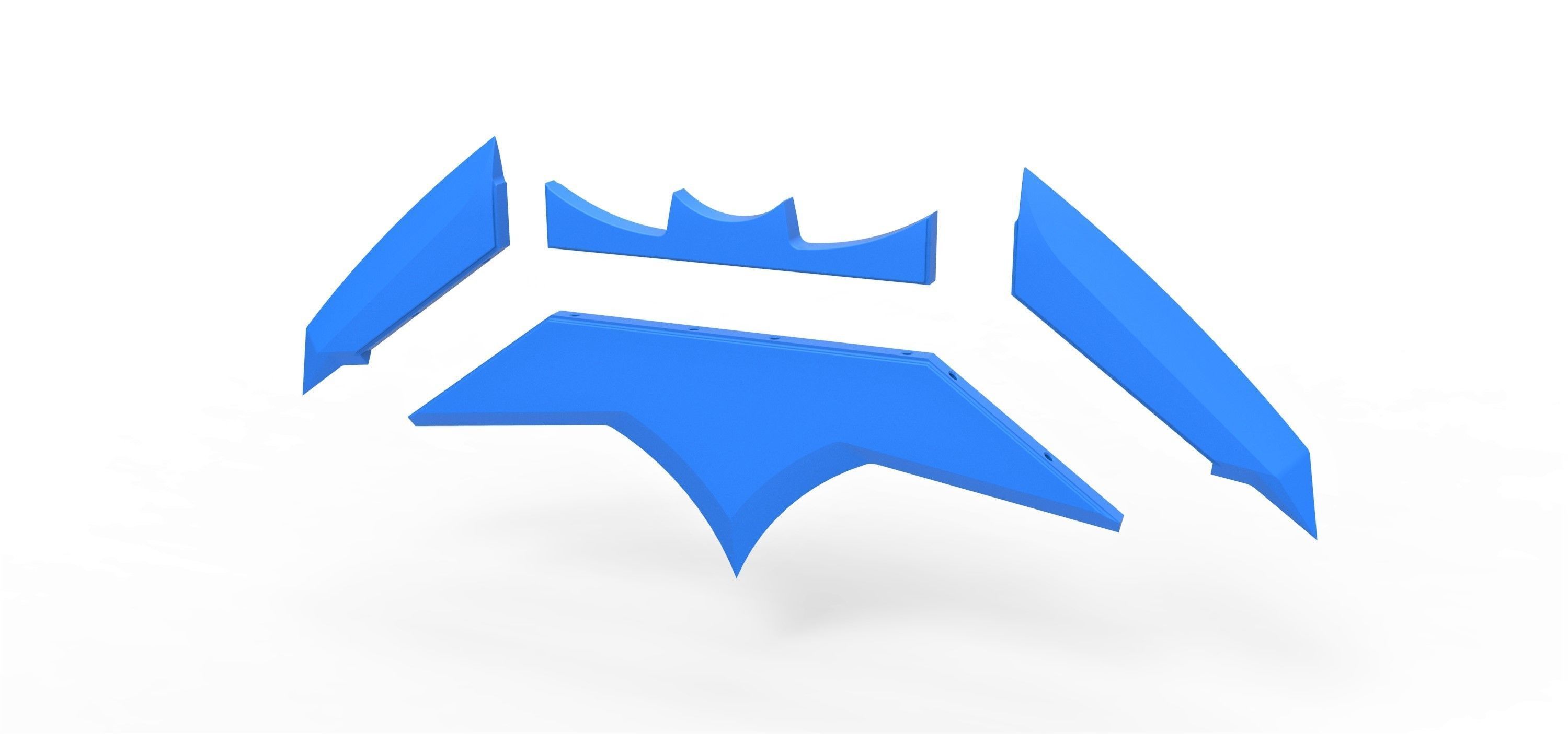 Batarang from the movie Batman v Superman Dawn of Justice 2016 3D print model_13