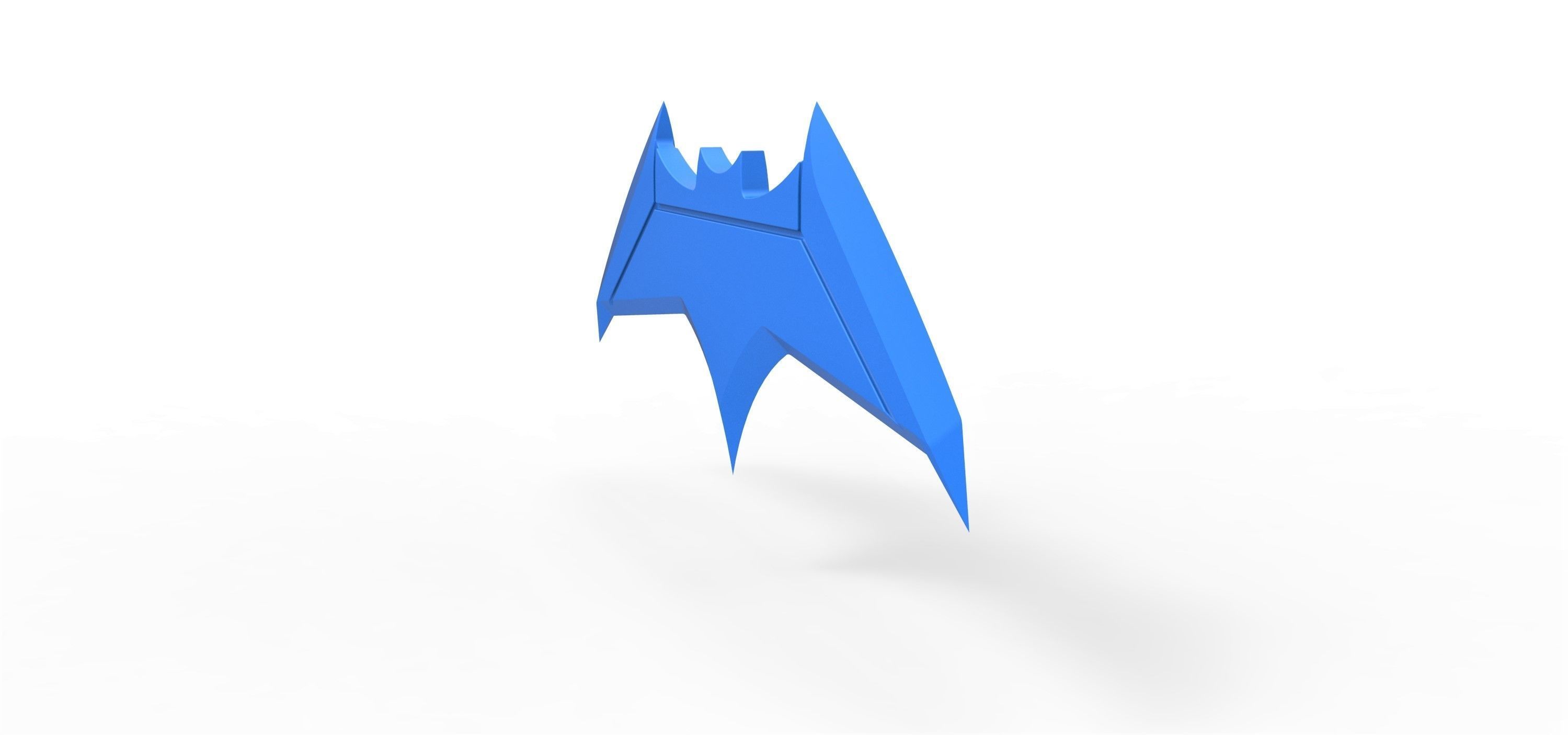 Batarang from the movie Batman v Superman Dawn of Justice 2016 3D print model_9