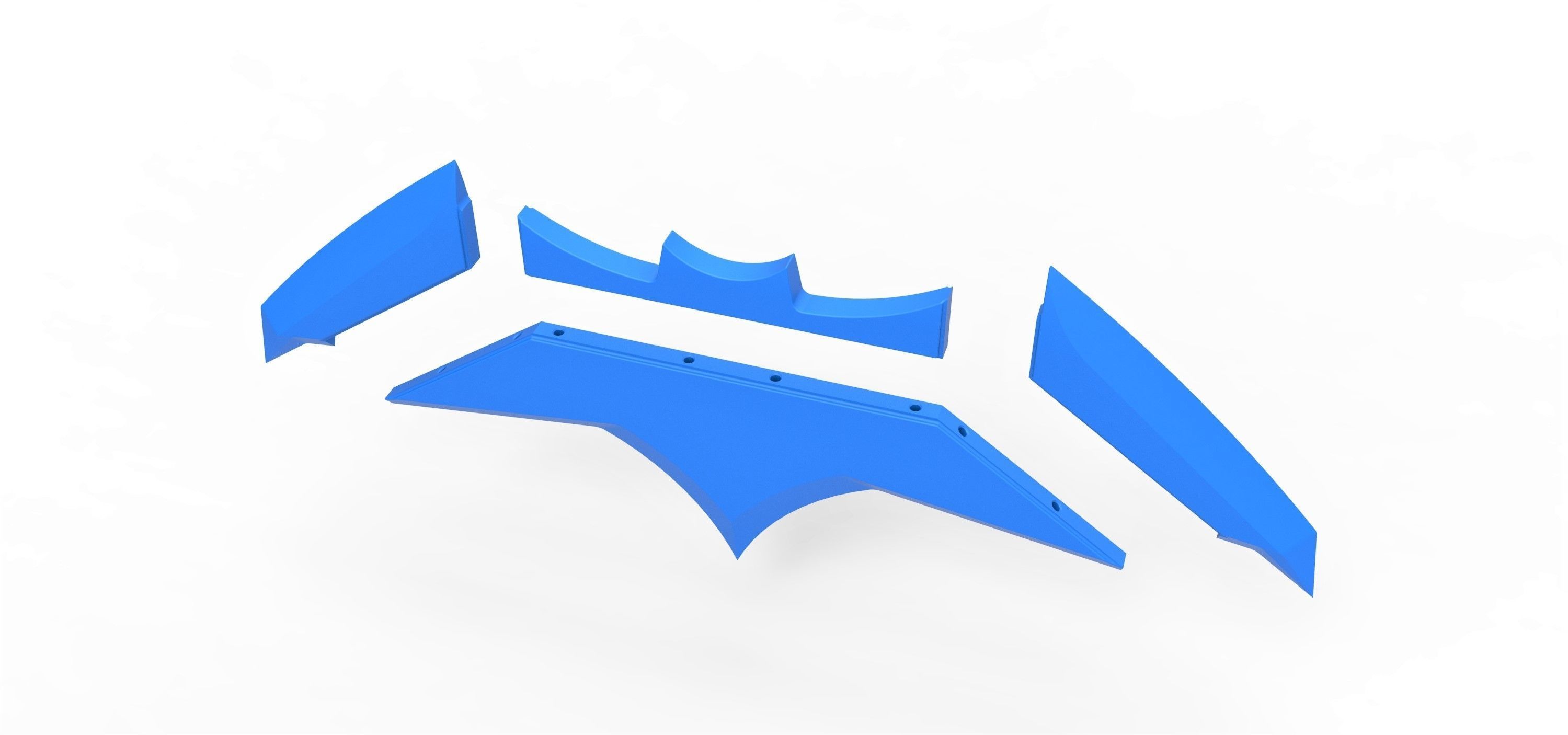 Batarang from the movie Batman v Superman Dawn of Justice 2016 3D print model_14