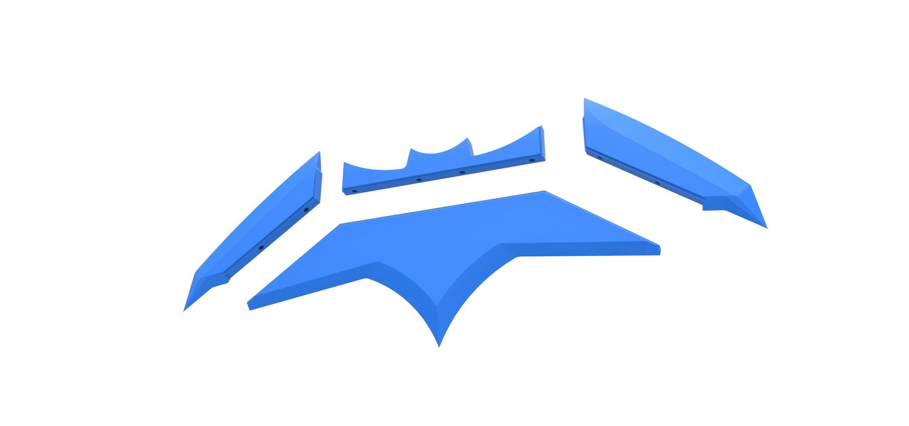 Batarang from the movie Batman v Superman Dawn of Justice 2016 3D print model_16