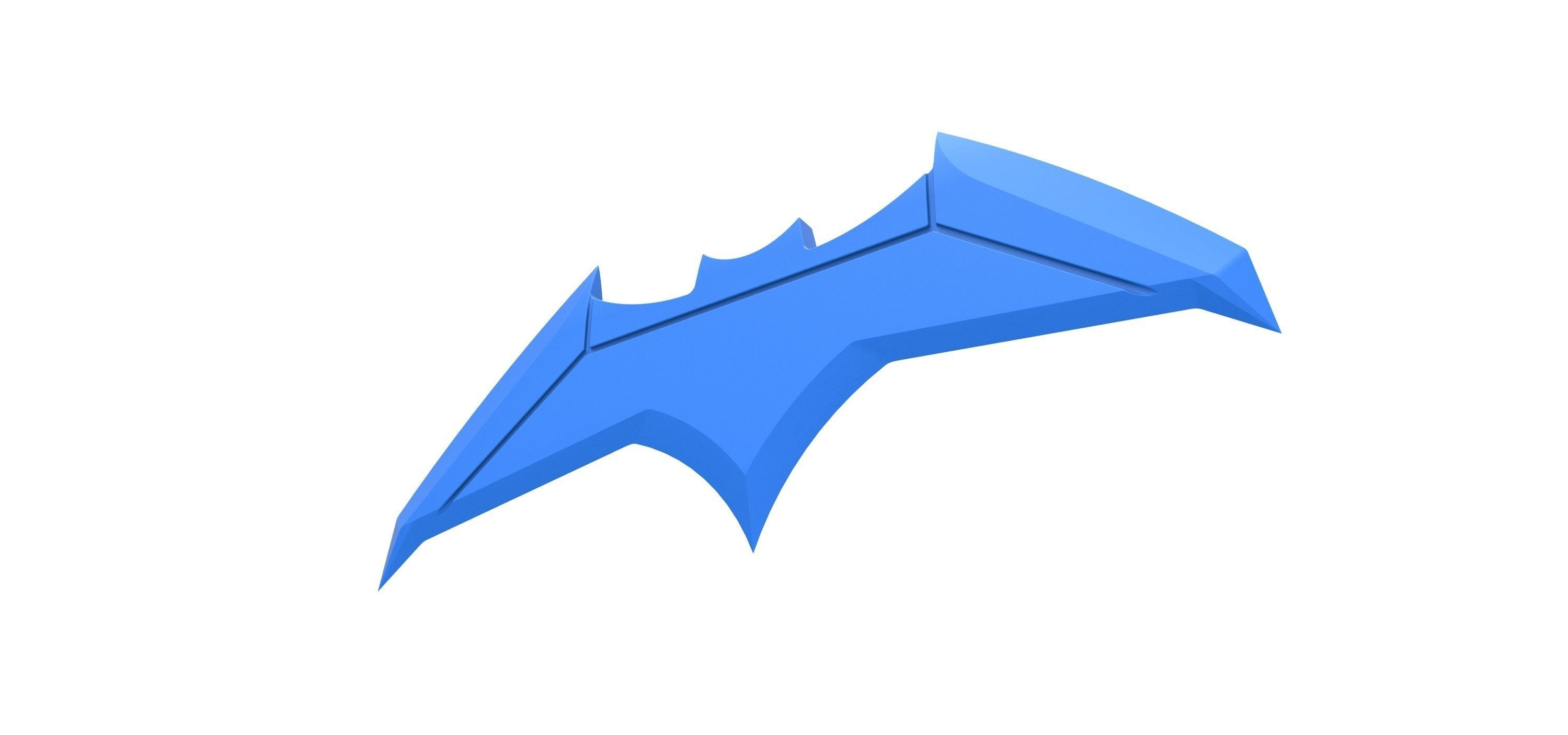 Batarang from the movie Batman v Superman Dawn of Justice 2016 3D print model_12