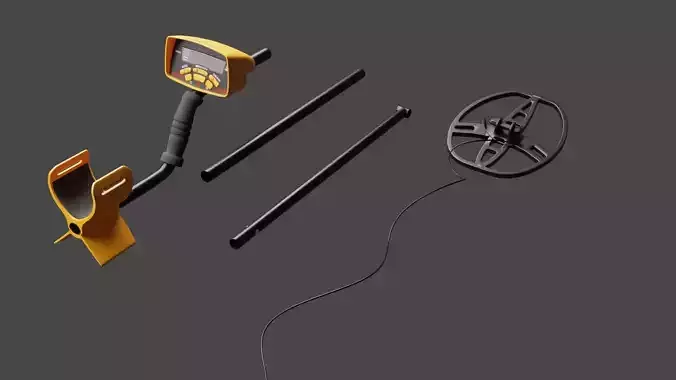 metal detector Garrett Ace Euro 350 3D model