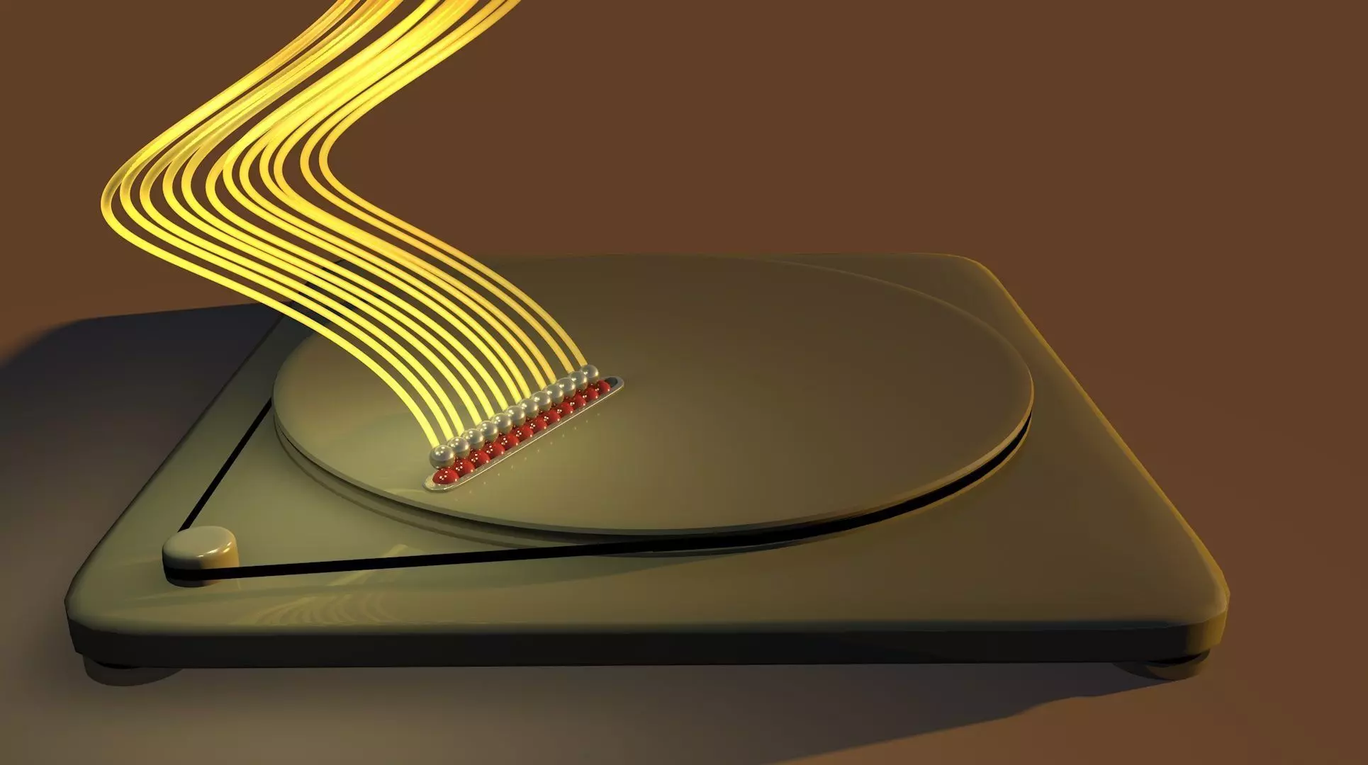 waaaay turntable with wire 3D model_0