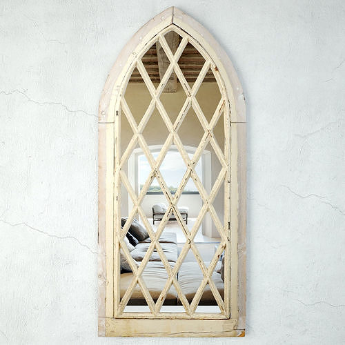 English Gothic Revival Church Window Mirror 3D model