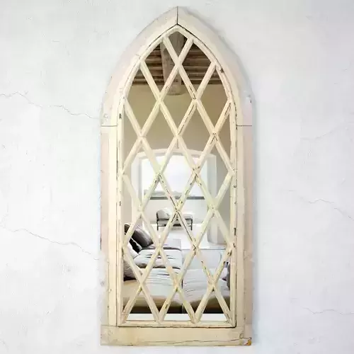 English Gothic Revival Church Window Mirror 3D model