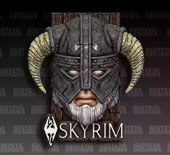 SKYRIM Dragonborn Iron Helmet 