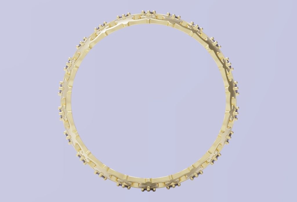 wedding ring 3D print model_5