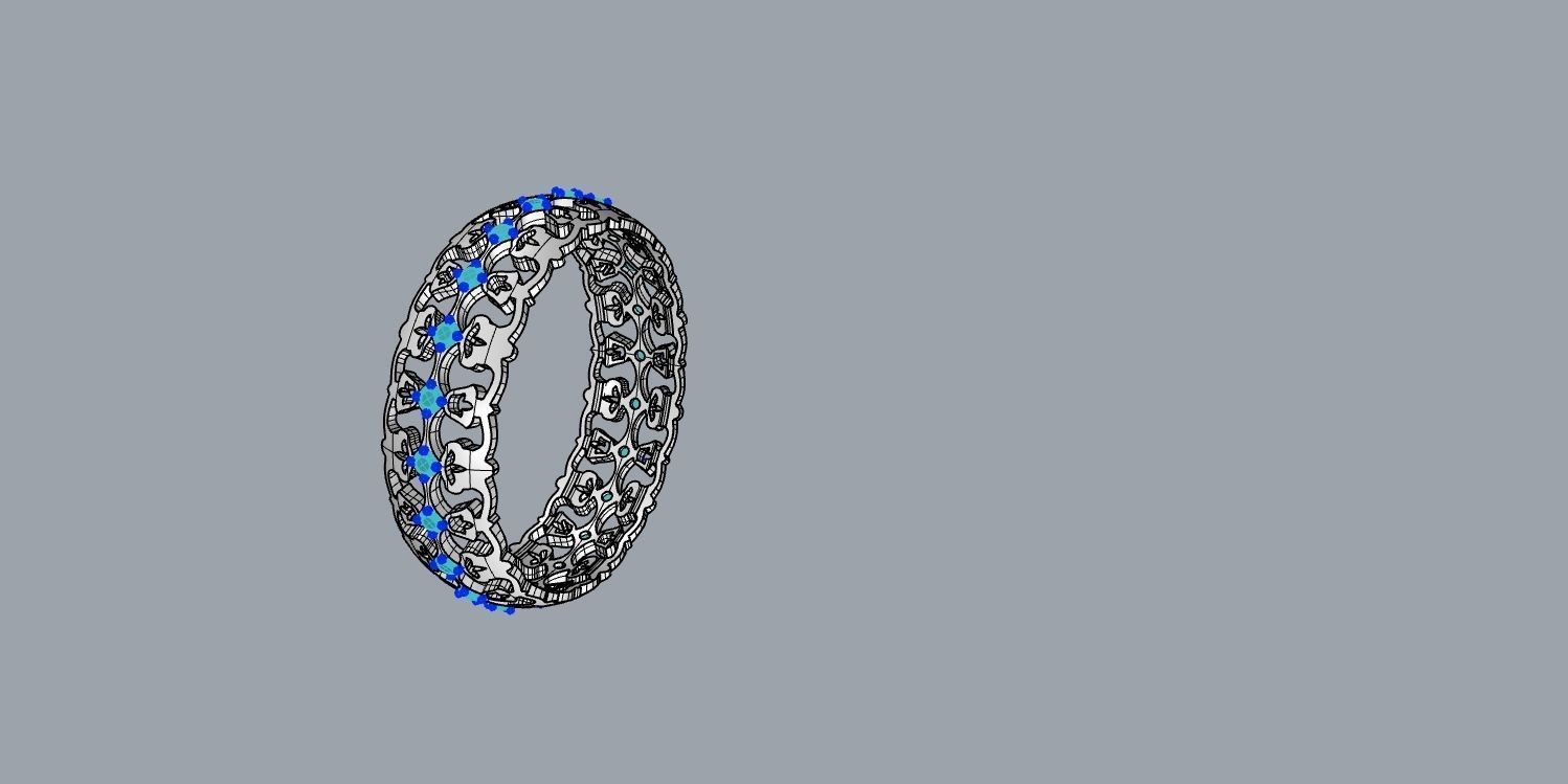 wedding ring 3D print model_18