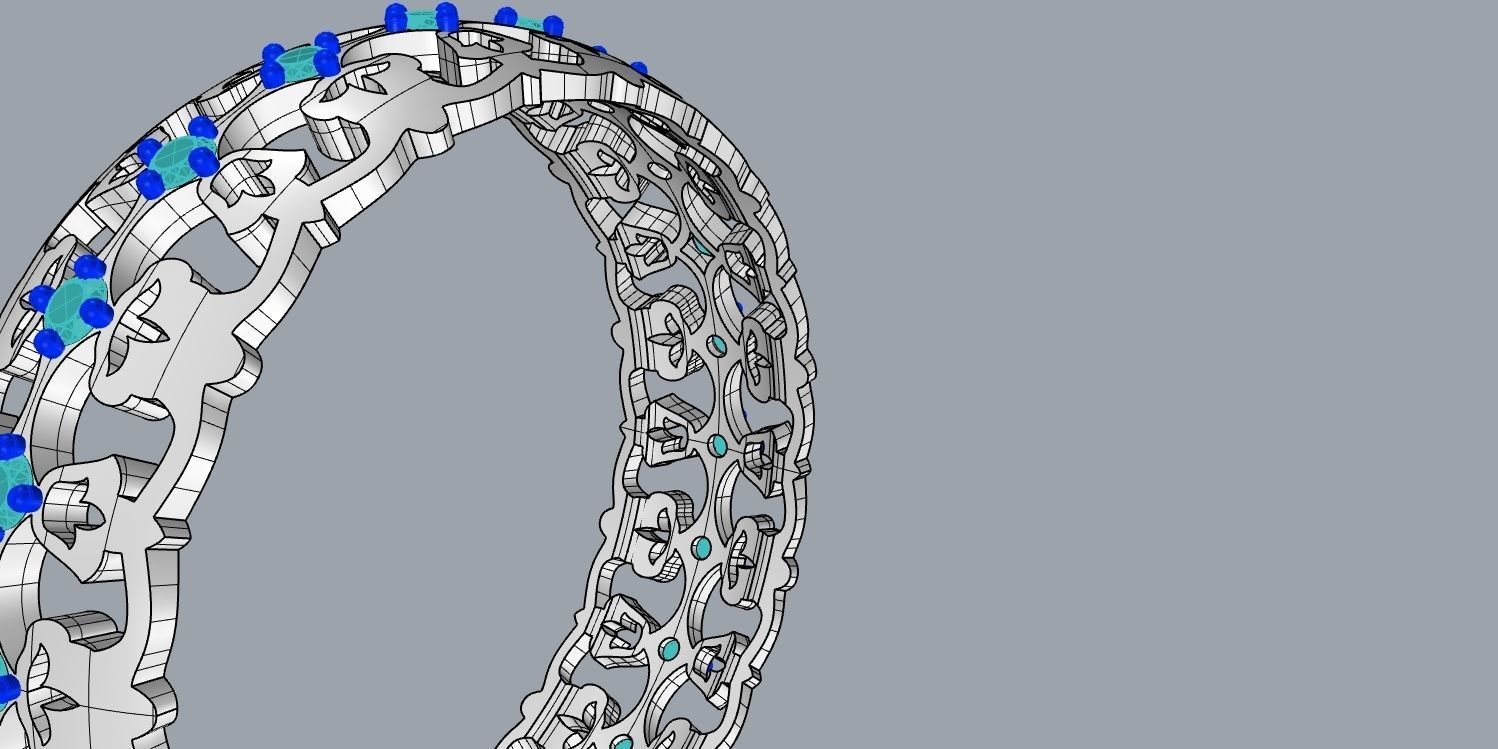 wedding ring 3D print model_15