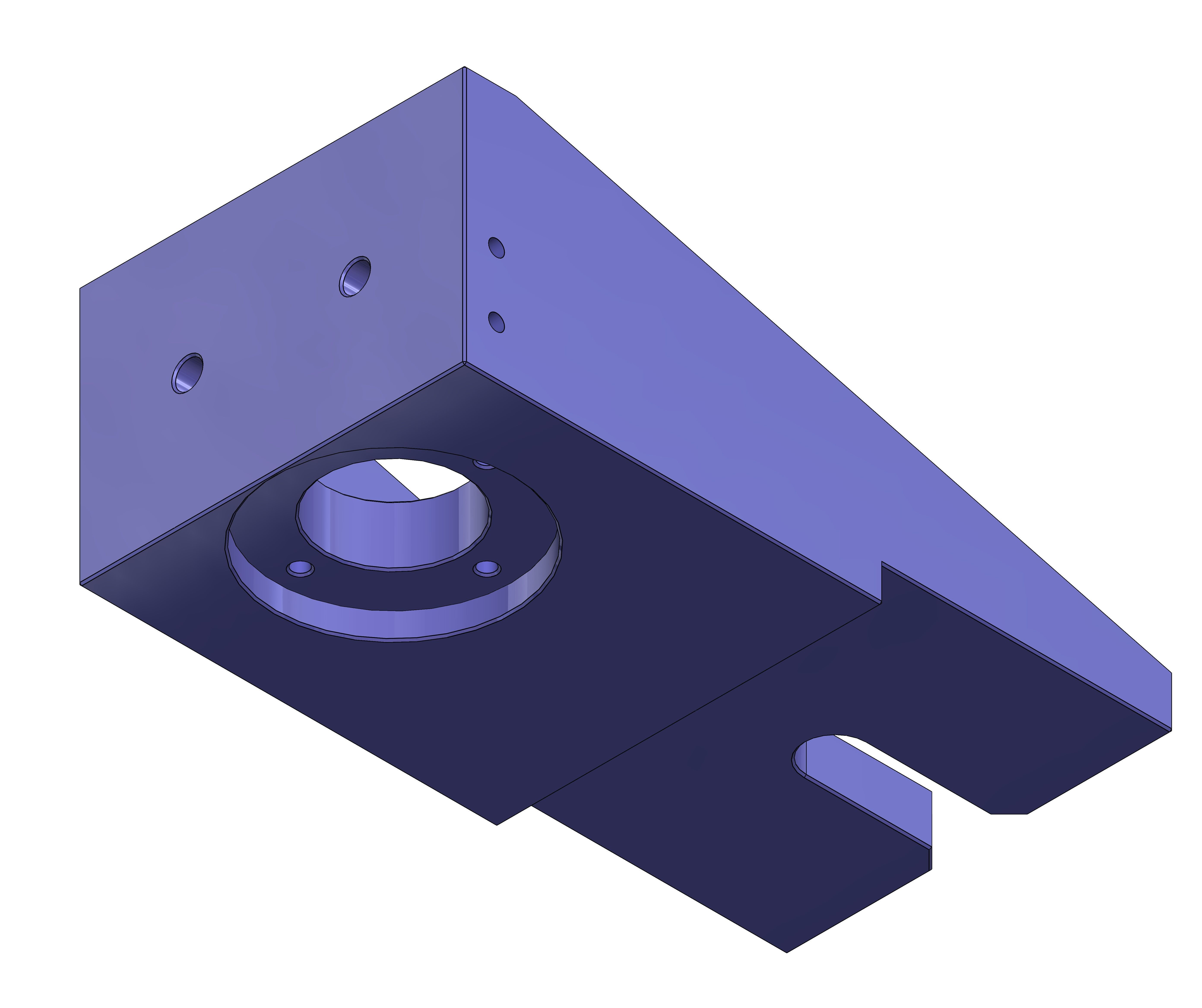 REINFORCED BUILD PLATE SUPPORT FOR PHROZEN SONIC MINI - MINI 4K 3D print model_3