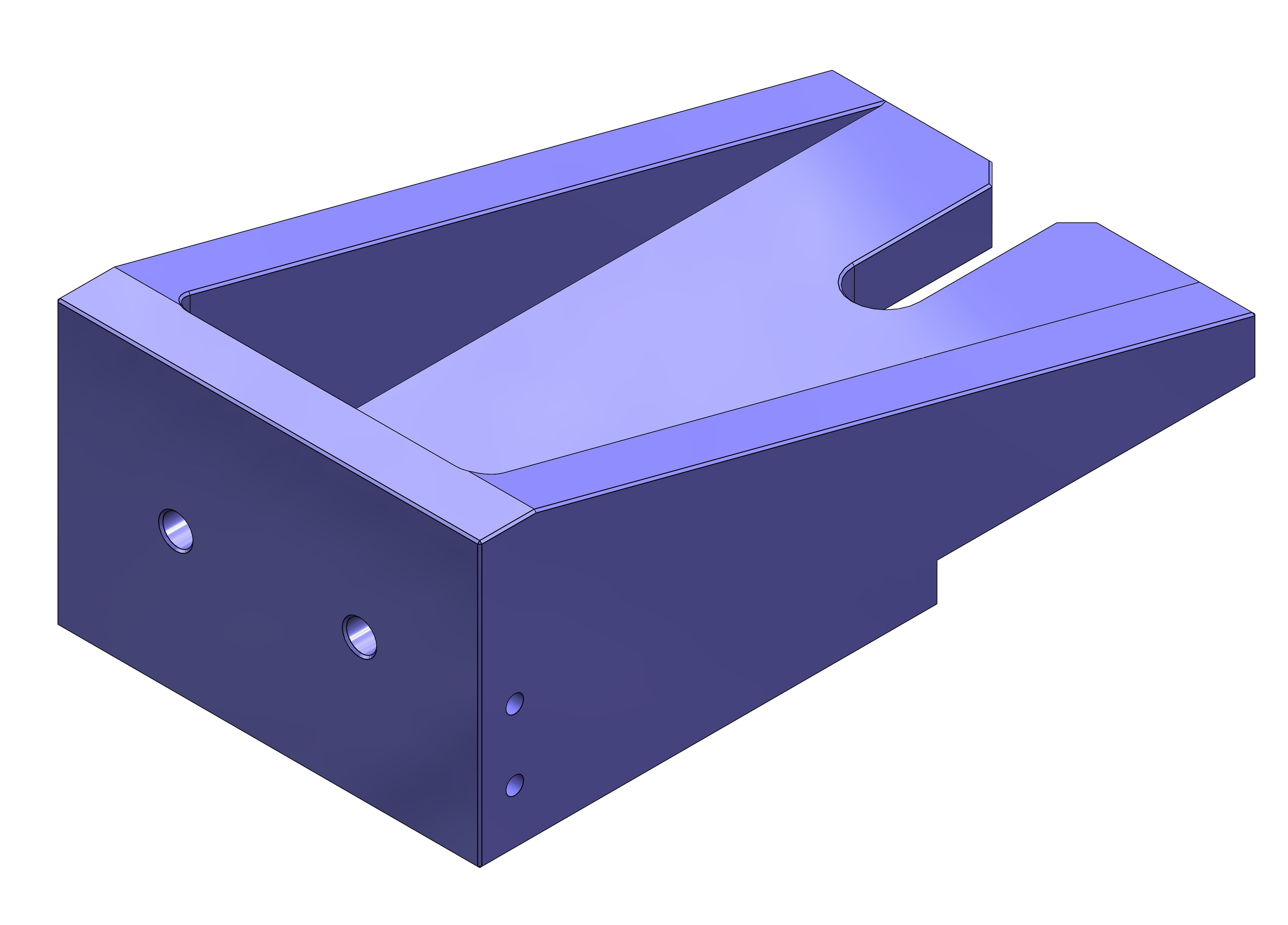 REINFORCED BUILD PLATE SUPPORT FOR PHROZEN SONIC MINI - MINI 4K 3D print model_2