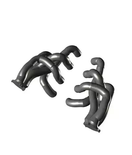 V8 4-into-1 Headers Pro Stock with collector extractors