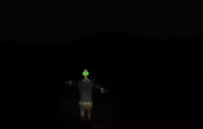 Rigged and textured zombie