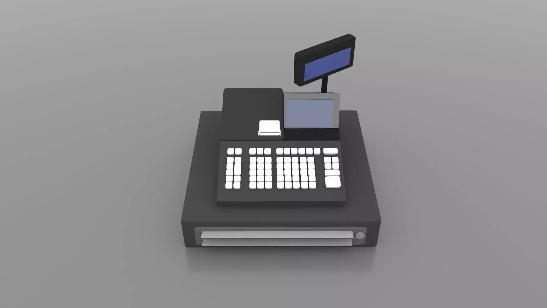 Billing Machine Low-poly 3D model_0