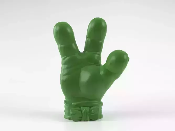 Turtles ninja hand 3D print model