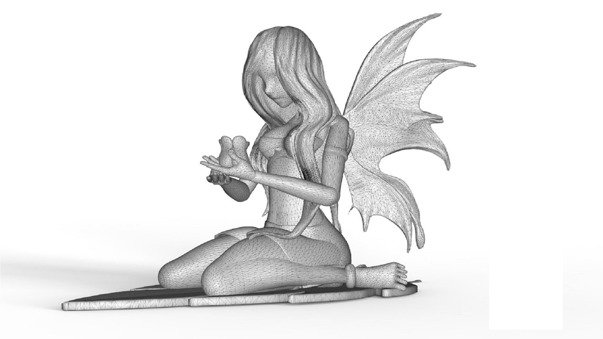 Fairy 3D print model_4