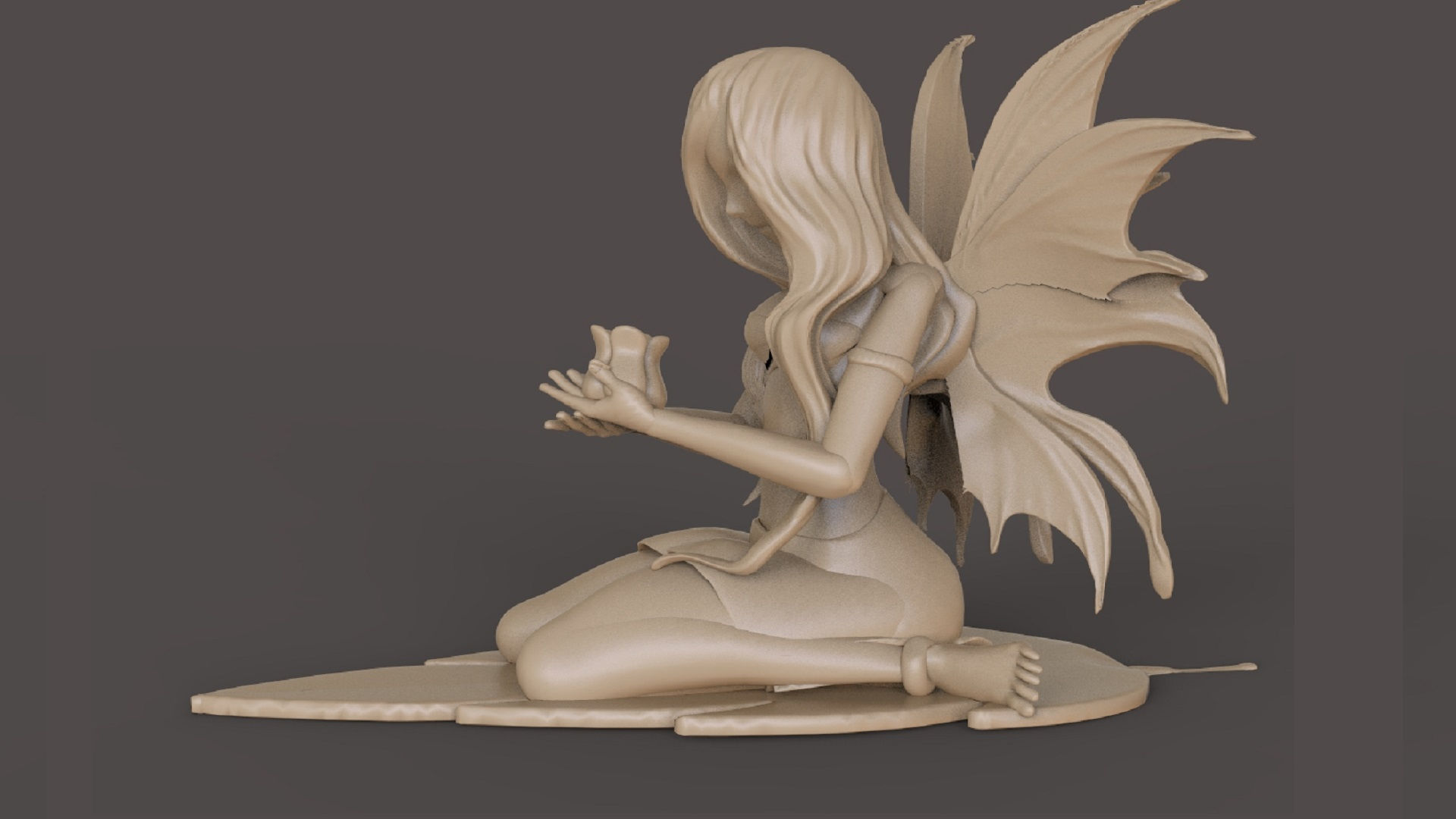 Fairy 3D print model_1