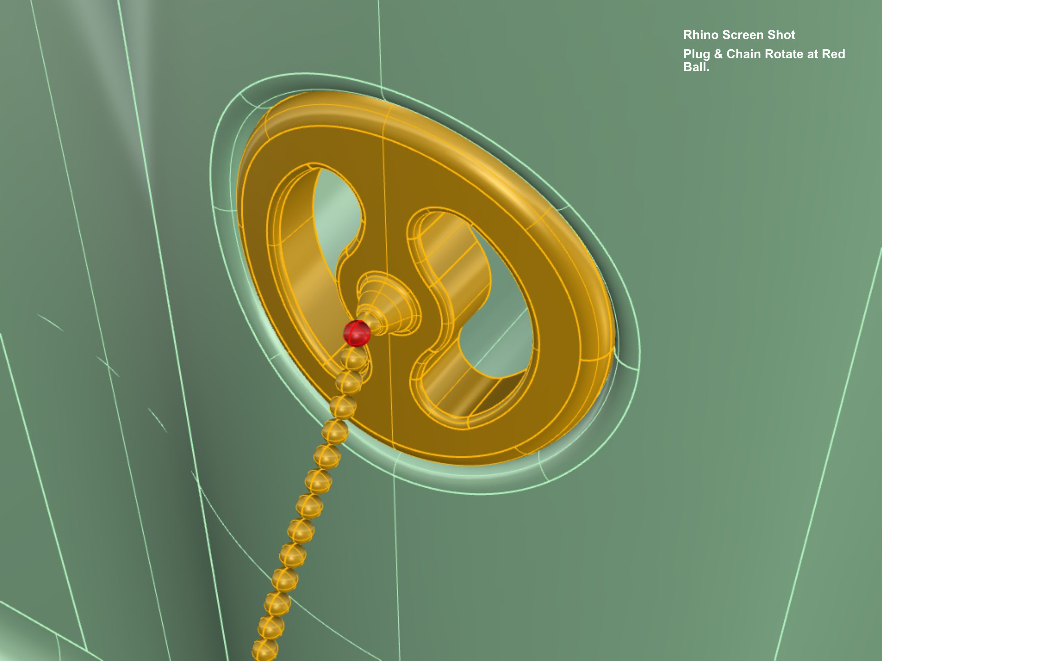Kitchen Island With Basin Low-poly 3D model_9