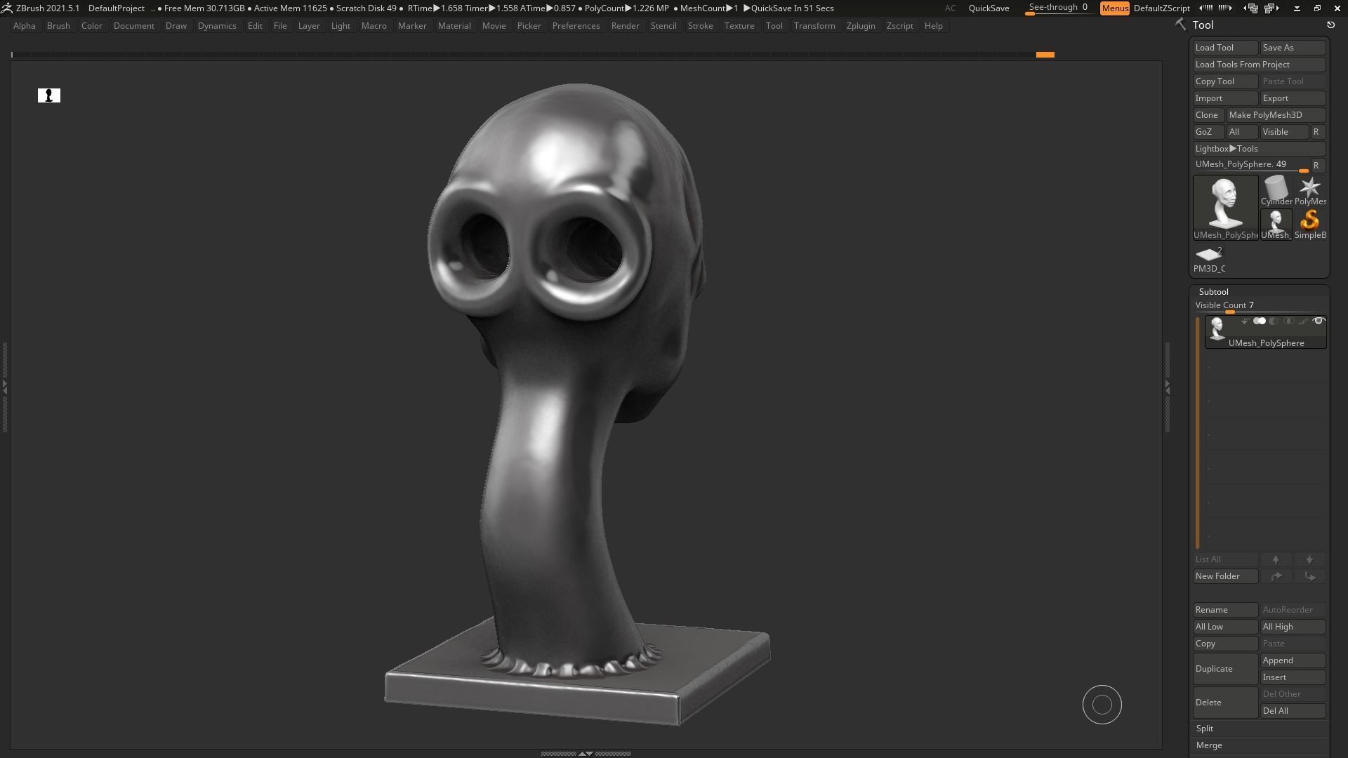 human head modern sculpture 3d print model 80 3D print model_12