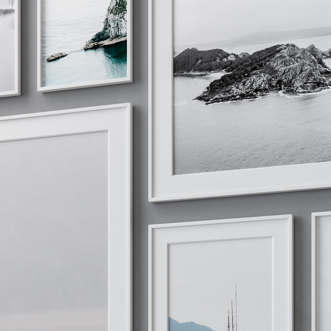 Photo Frames Set  320 3D model_1