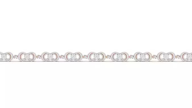Women bracelet 3dm stl render detail 3D print model