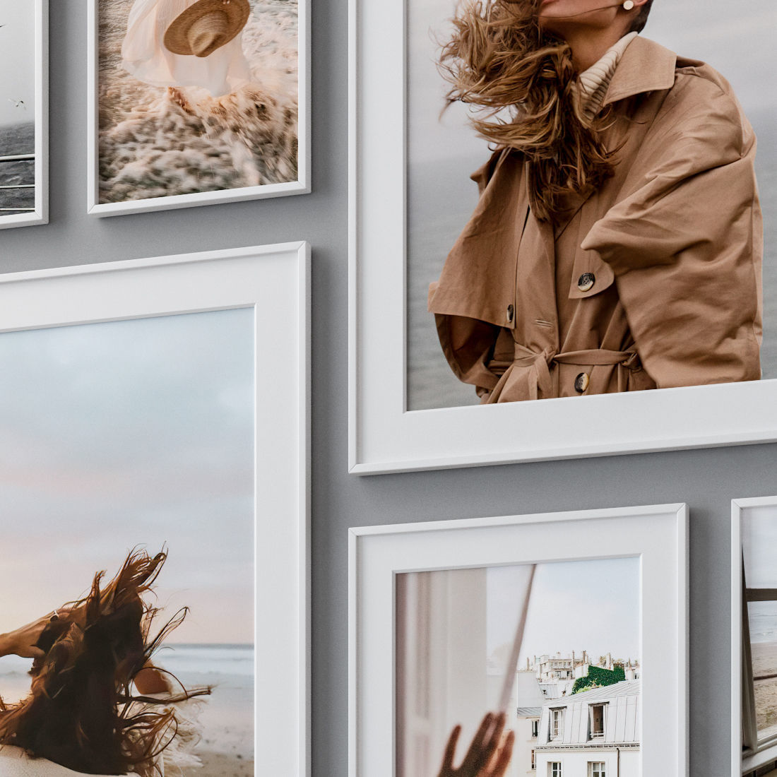 Photo Frames Set  321 3D model_1