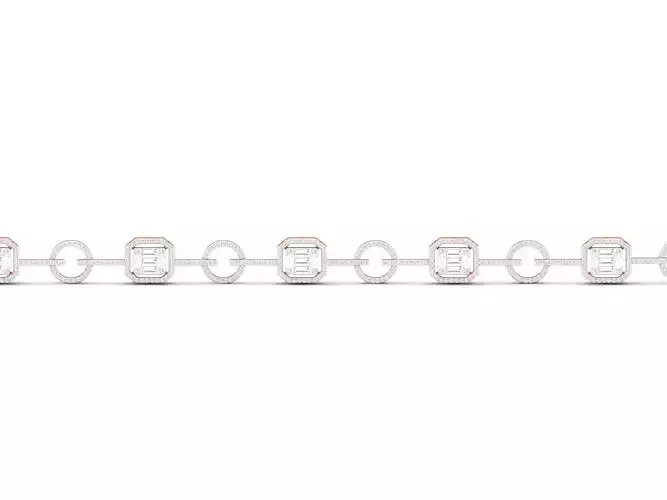 Women bracelet 3dm stl render detail 3D print model
