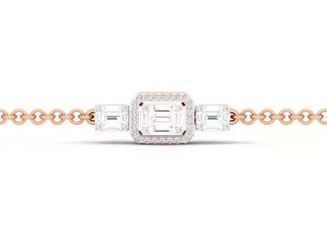 Women bracelet 3dm stl render detail 3D print model