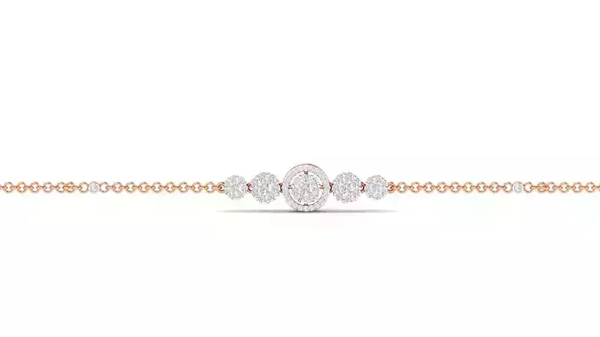 Women bracelet 3dm stl render detail 3D print model