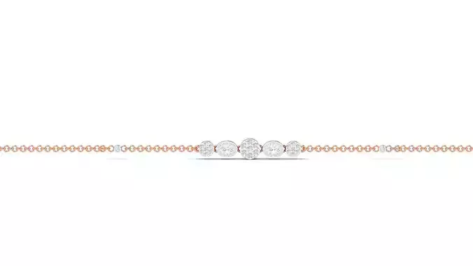 Women bracelet 3dm stl render detail 3D print model