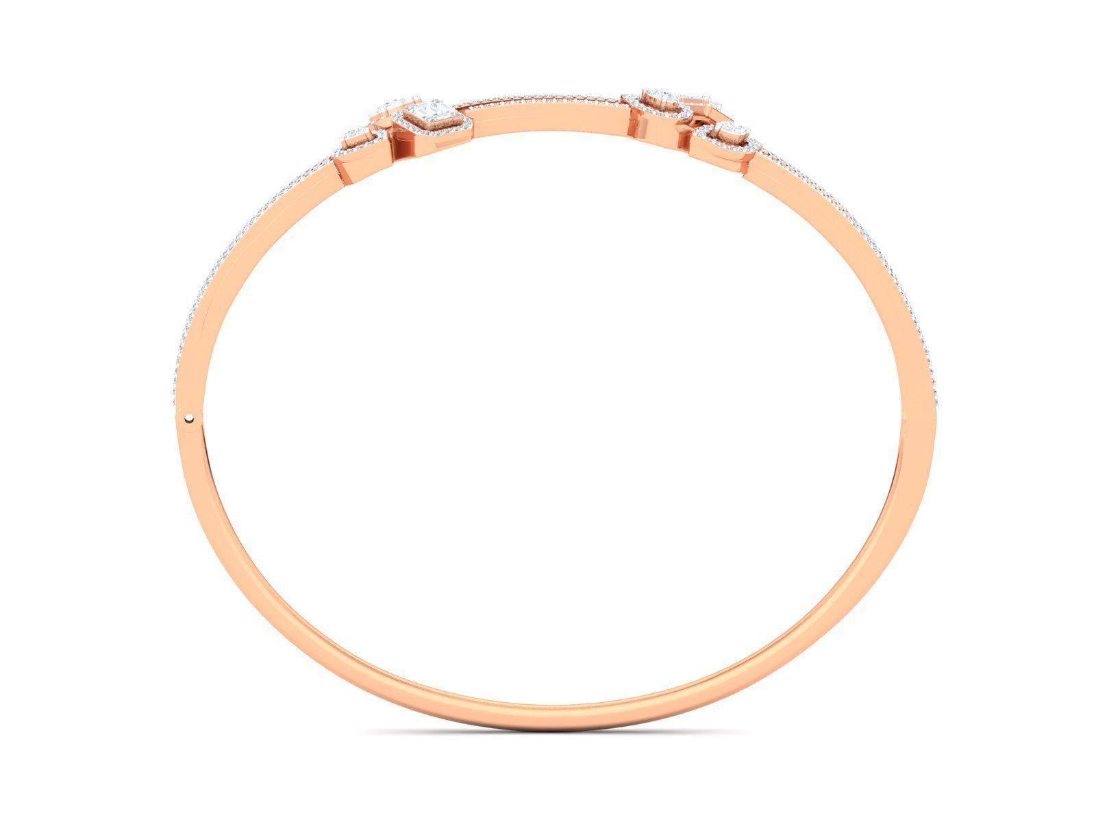 Women bracelet 3dm stl render detail 3D print model_3