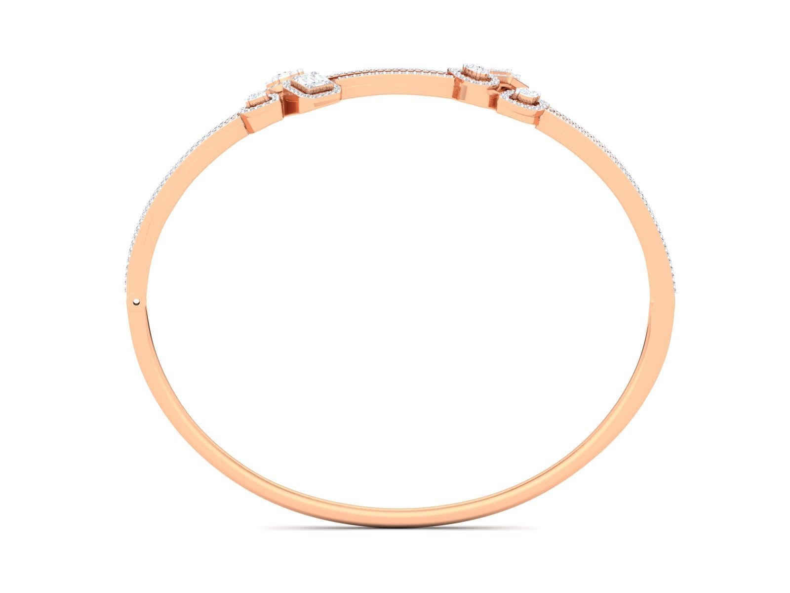 Women bracelet 3dm stl render detail 3D print model_4