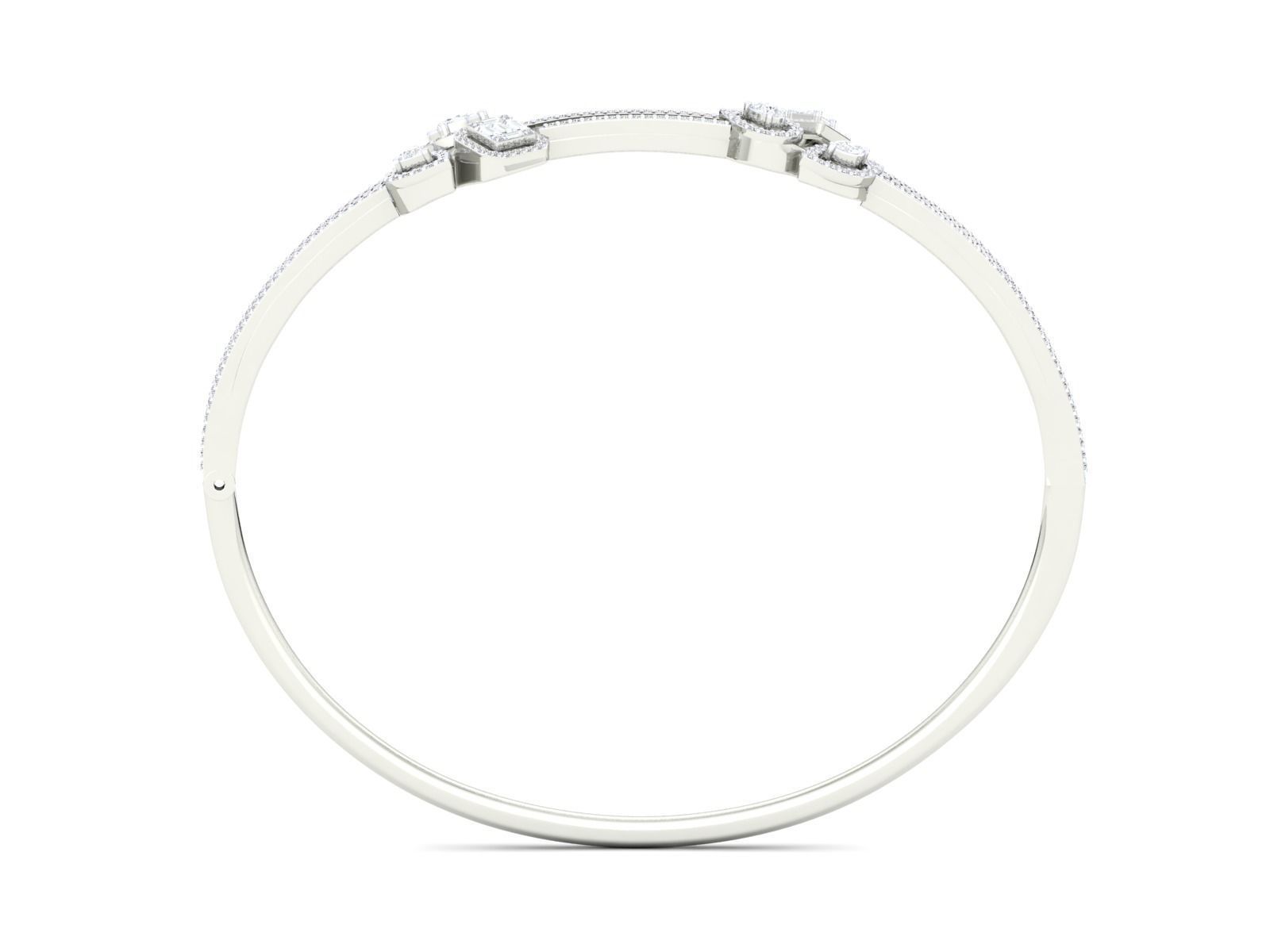 Women bracelet 3dm stl render detail 3D print model_11