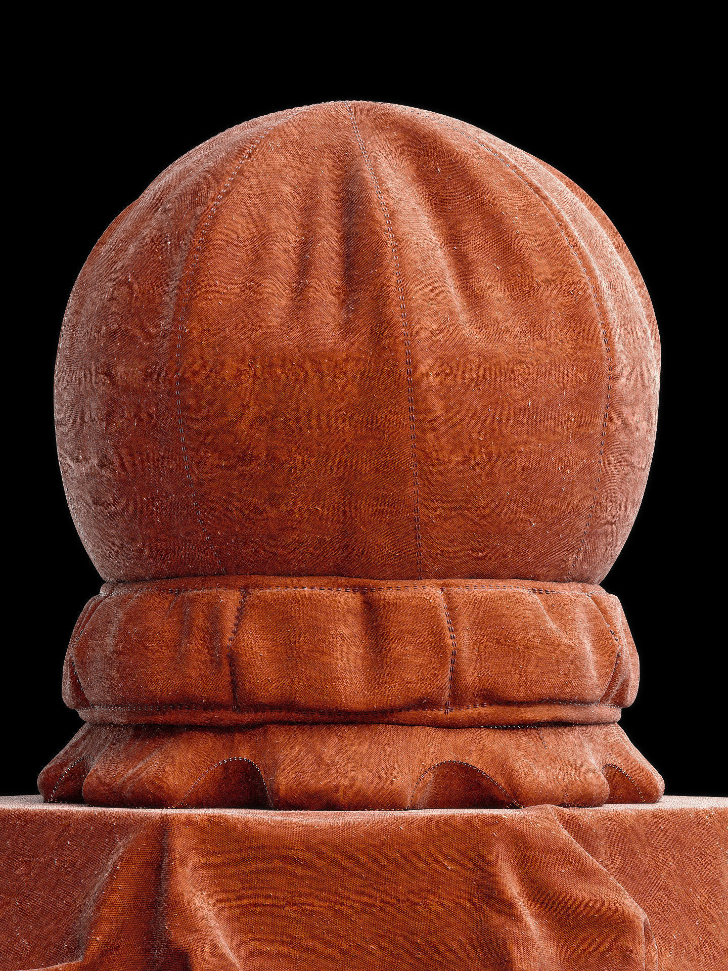 Cloth Shaderball 3D model_8