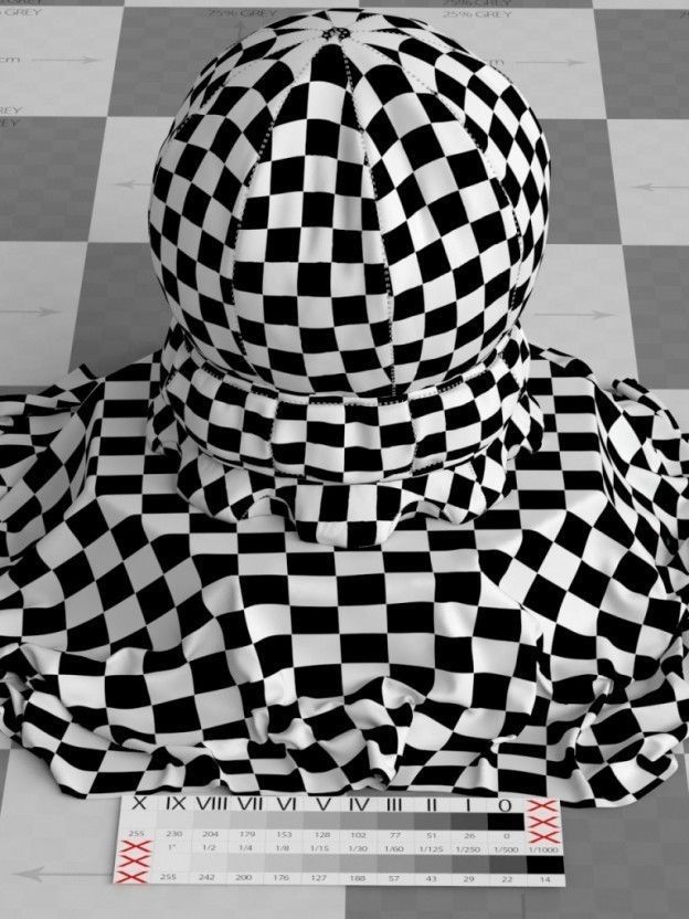 Cloth Shaderball 3D model_2