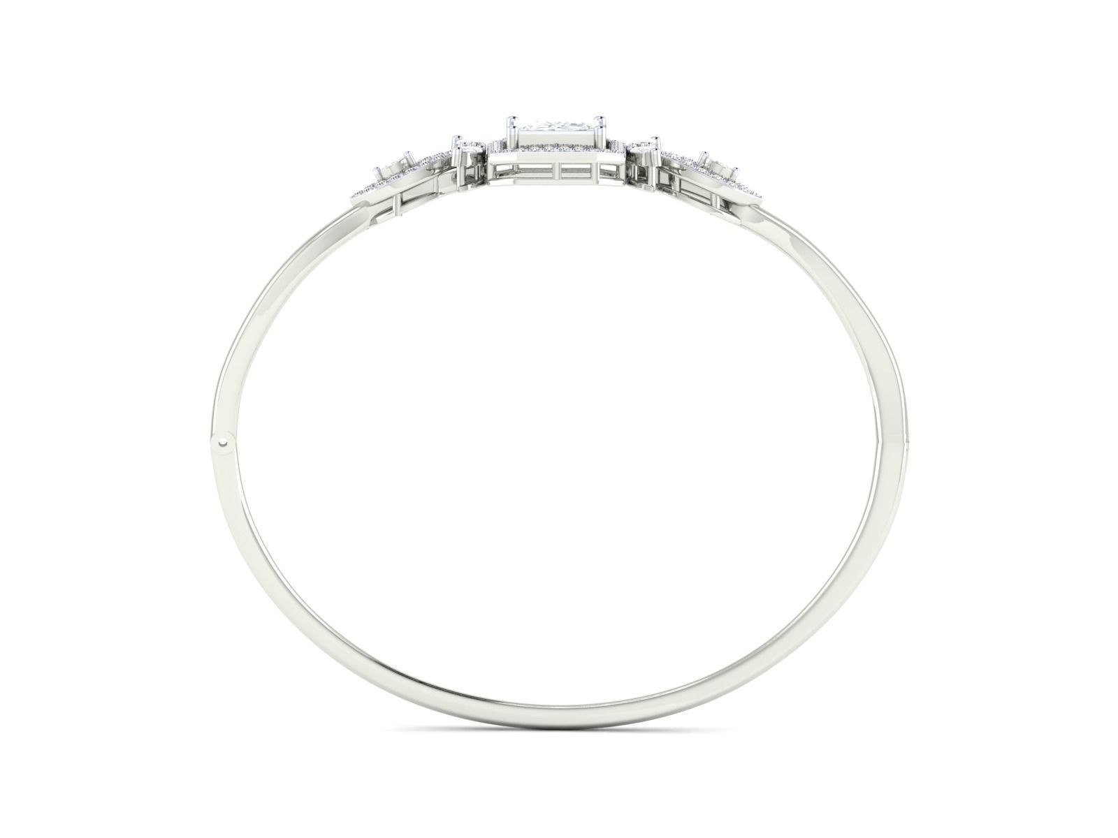 Women bracelet 3dm stl render detail 3D print model_12