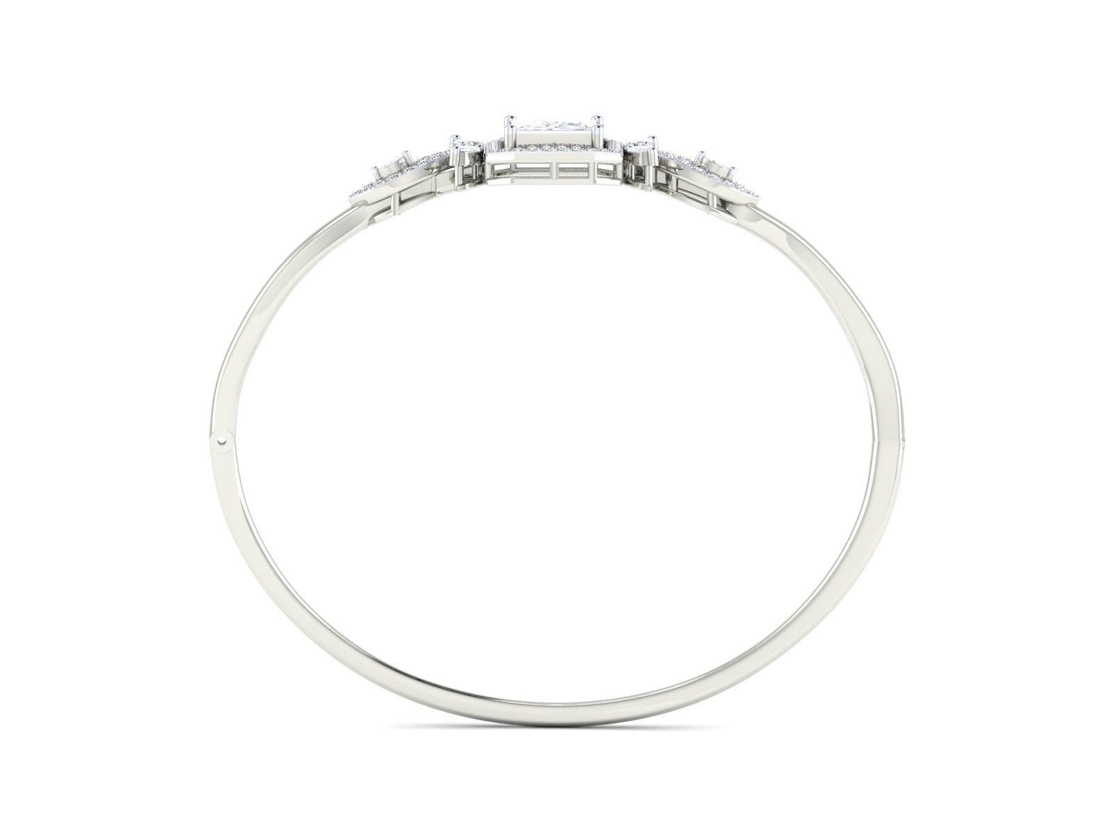 Women bracelet 3dm stl render detail 3D print model_11