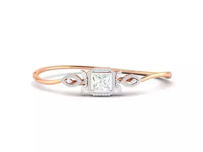 Women bracelet 3dm stl render detail