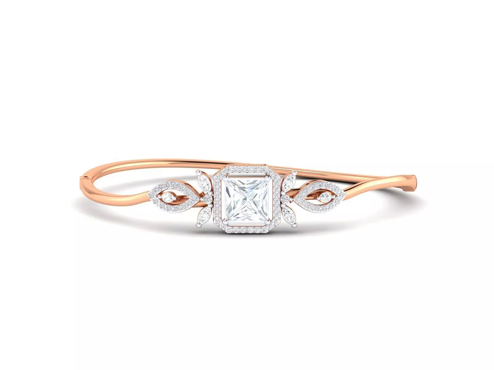 Women bracelet 3dm stl render detail 3D print model_0